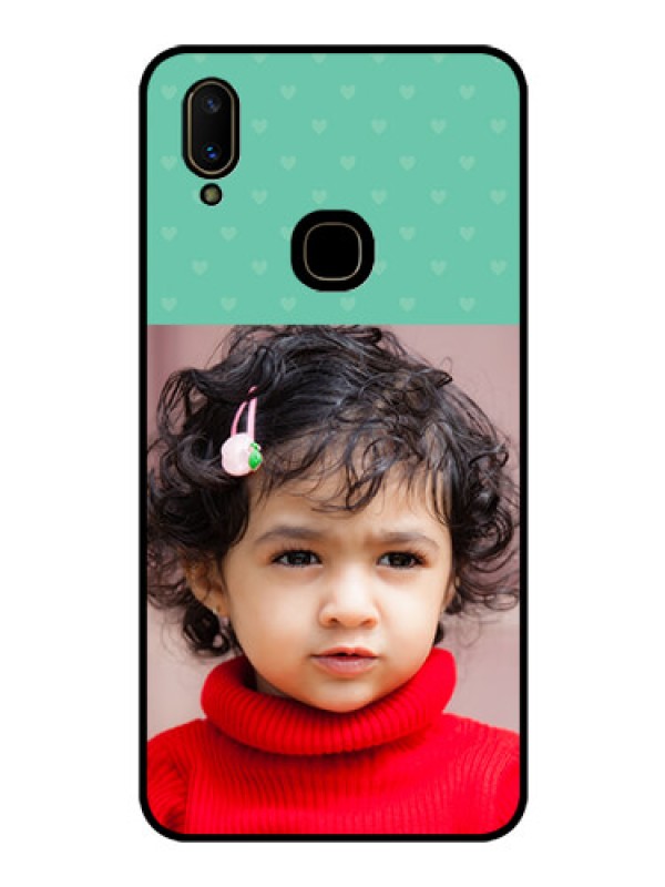 Custom Vivo V11 Custom Glass Phone Case  - Lovers Picture Design