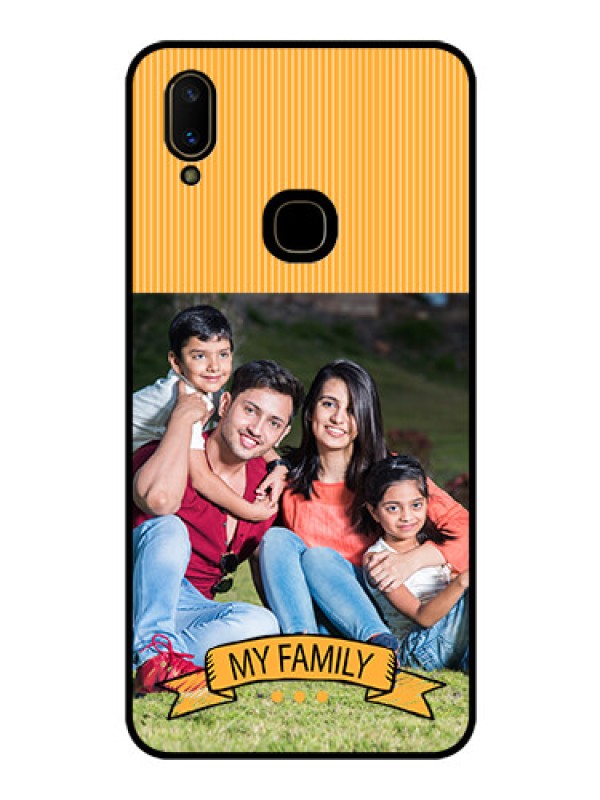 Custom Vivo V11 Custom Glass Phone Case  - My Family Design