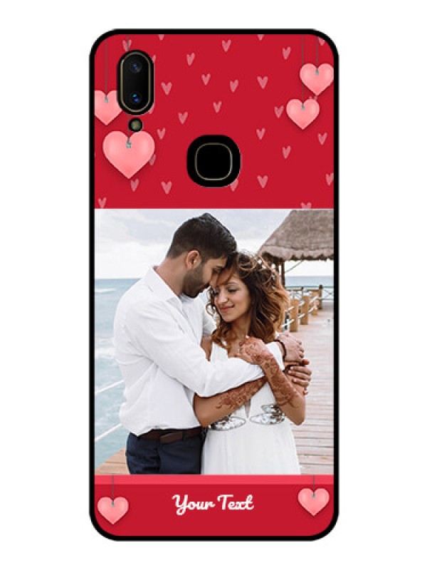 Custom Vivo V11 Custom Glass Phone Case  - Valentines Day Design
