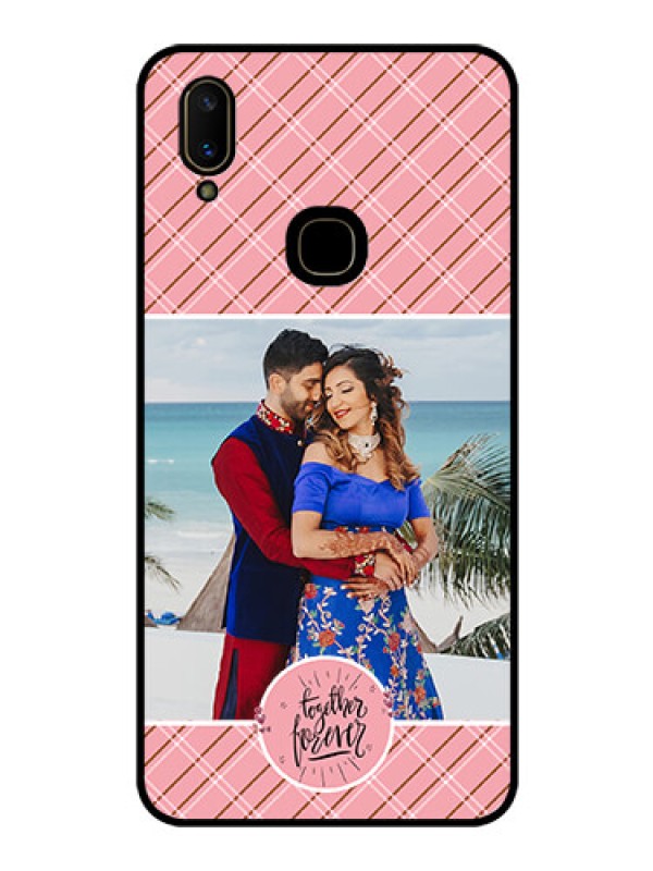 Custom Vivo V11 Personalized Glass Phone Case  - Together Forever Design