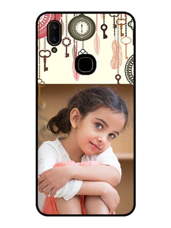 Custom Vivo V11 Custom Glass Mobile Case  - Boho Style Design