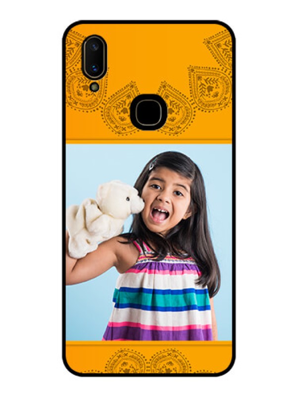 Custom Vivo V11 Personalized Glass Phone Case  - Photo Wedding Design 