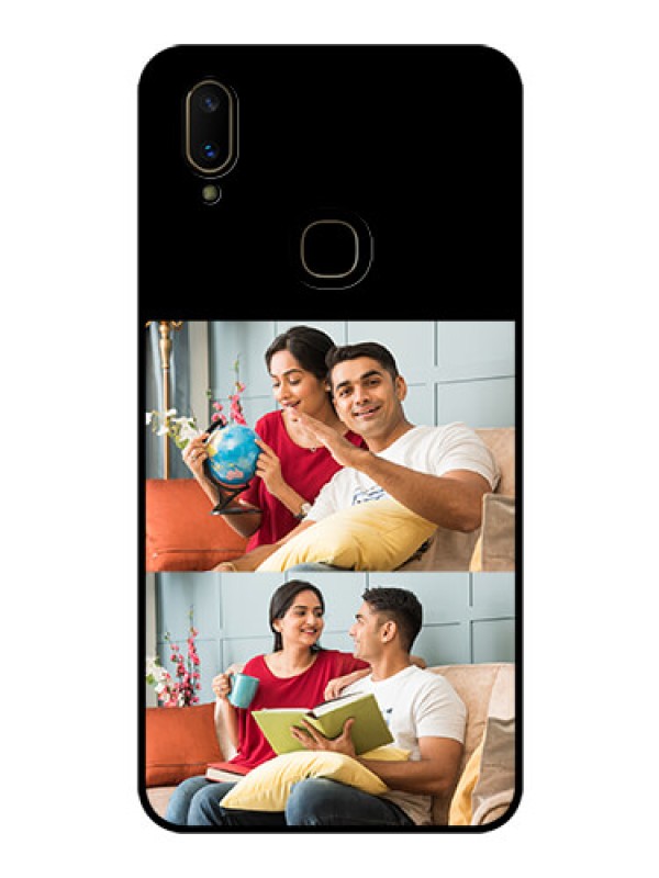 Custom Vivo V11 2 Images on Glass Phone Cover