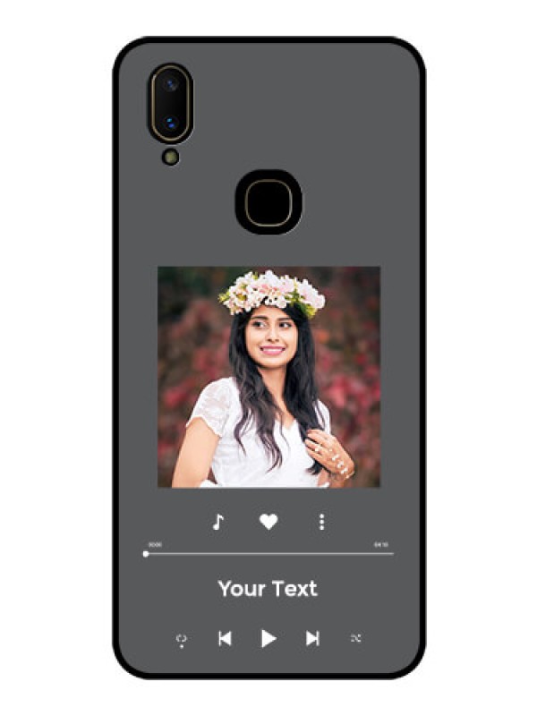 Custom Vivo V11 Custom Glass Mobile Case - Play The Music Design