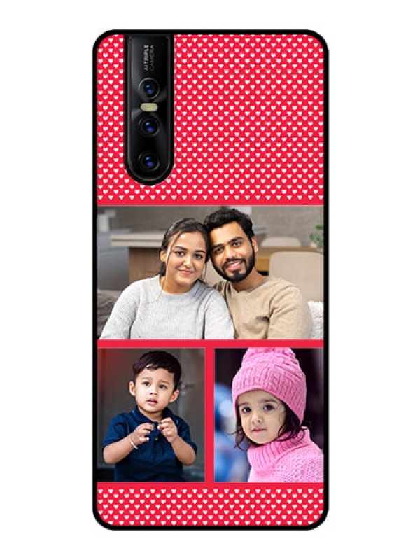 Custom Vivo V15 Pro Personalized Glass Phone Case  - Bulk Pic Upload Design