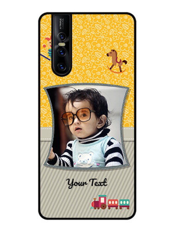 Custom Vivo V15 Pro Personalized Glass Phone Case  - Baby Picture Upload Design