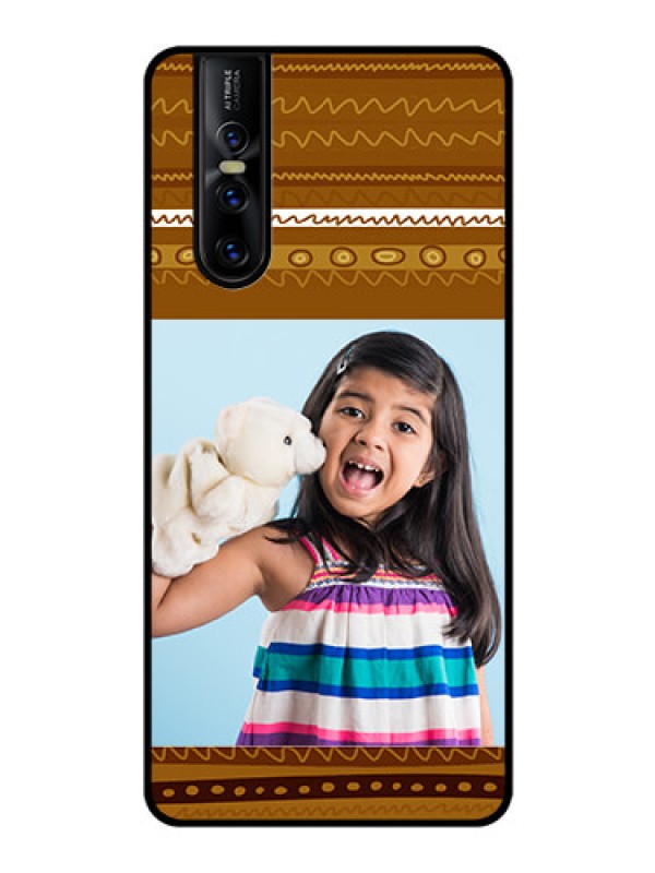Custom Vivo V15 Pro Custom Glass Phone Case  - Friends Picture Upload Design 