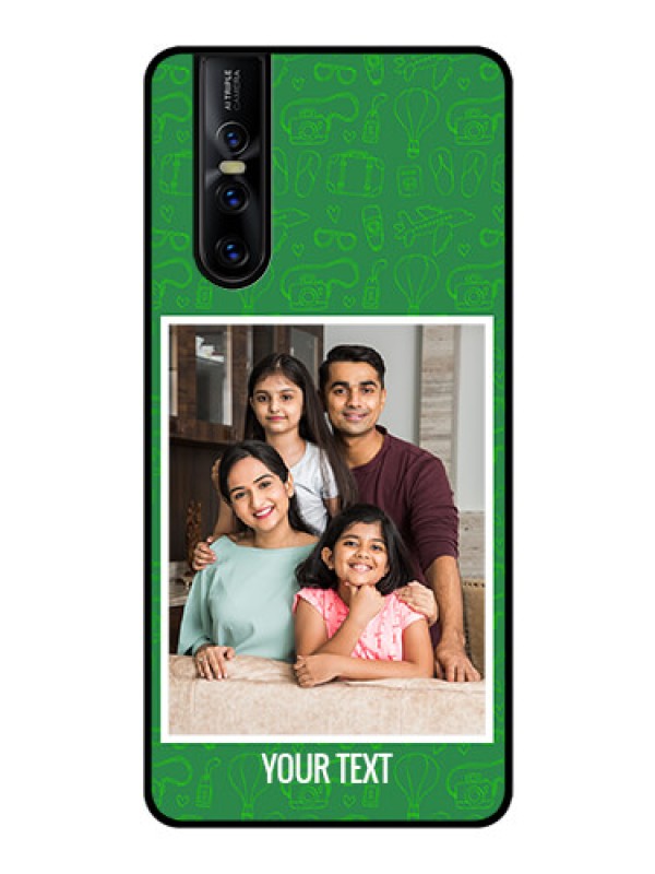 Custom Vivo V15 Pro Personalized Glass Phone Case  - Picture Upload Design