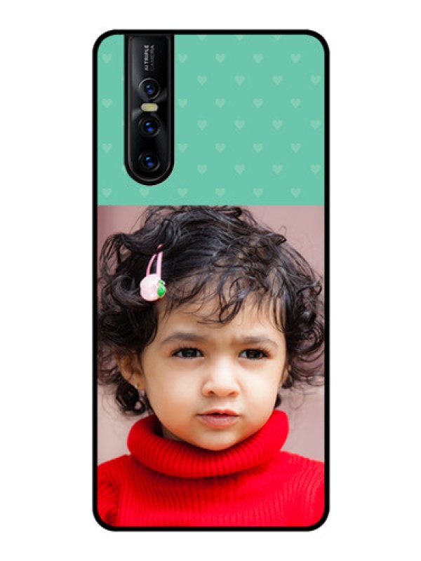 Custom Vivo V15 Pro Custom Glass Phone Case  - Lovers Picture Design