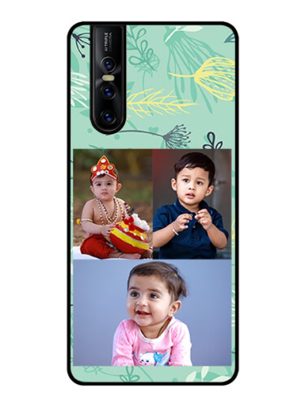 Custom Vivo V15 Pro Photo Printing on Glass Case  - Forever Family Design 