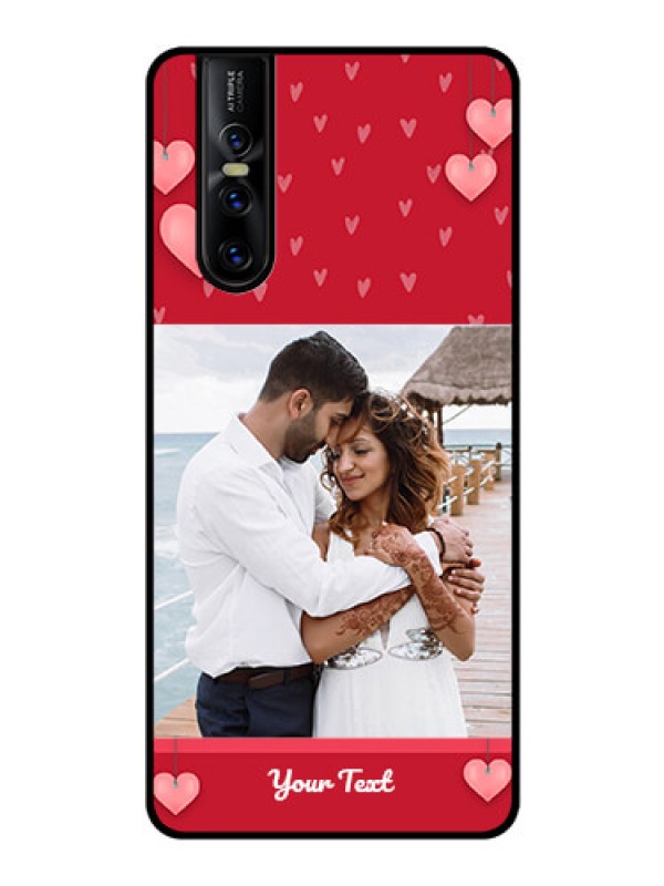 Custom Vivo V15 Pro Custom Glass Phone Case  - Valentines Day Design