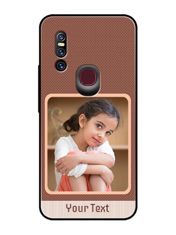 Custom Vivo V15 Custom Glass Phone Case  - Simple Pic Upload Design