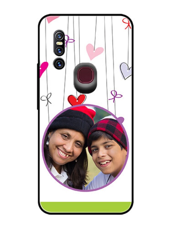 Custom Vivo V15 Photo Printing on Glass Case  - Cute Kids Phone Case Design