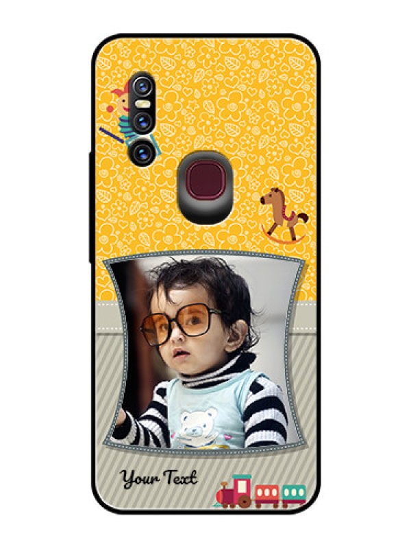 Custom Vivo V15 Personalized Glass Phone Case  - Baby Picture Upload Design
