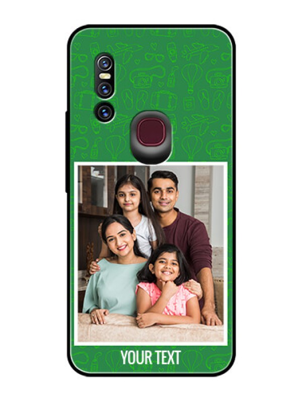 Custom Vivo V15 Personalized Glass Phone Case  - Picture Upload Design