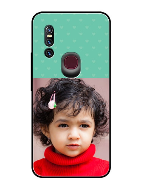 Custom Vivo V15 Custom Glass Phone Case  - Lovers Picture Design