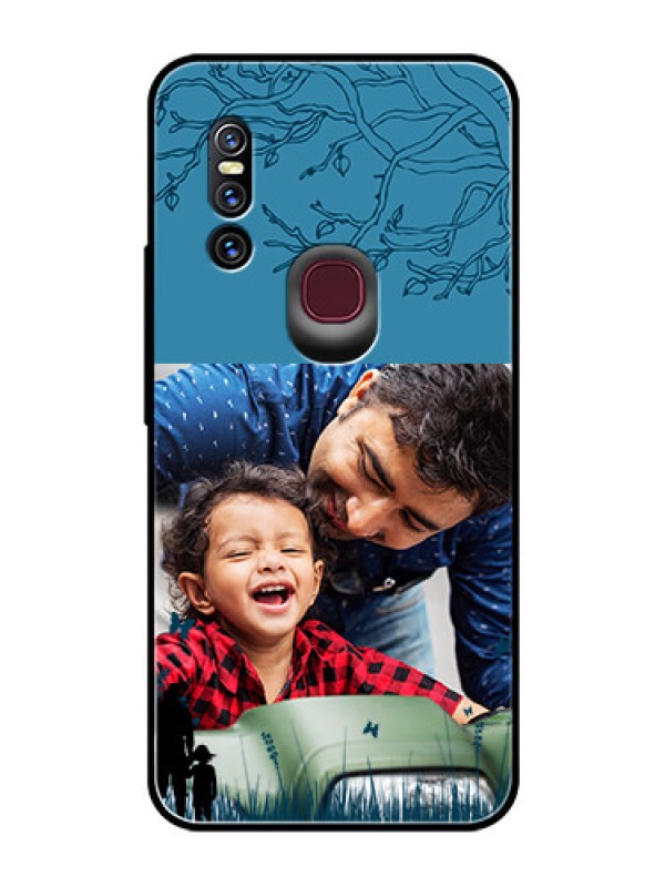 Custom Vivo V15 Custom Glass Mobile Case  - Best dad design 