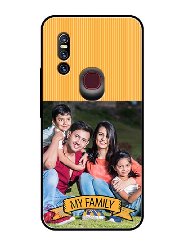 Custom Vivo V15 Custom Glass Phone Case  - My Family Design