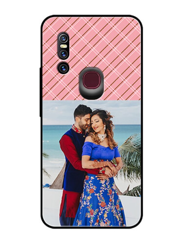 Custom Vivo V15 Personalized Glass Phone Case  - Together Forever Design