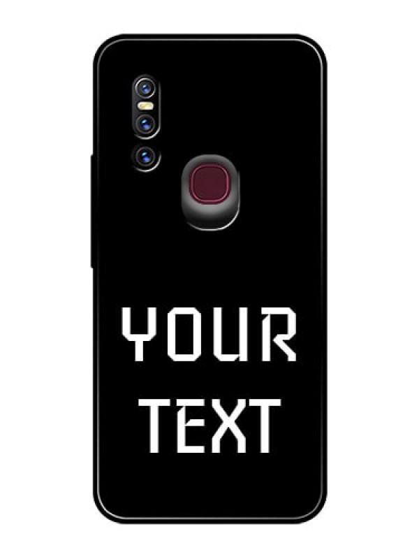 Custom Vivo V15 Your Name on Glass Phone Case
