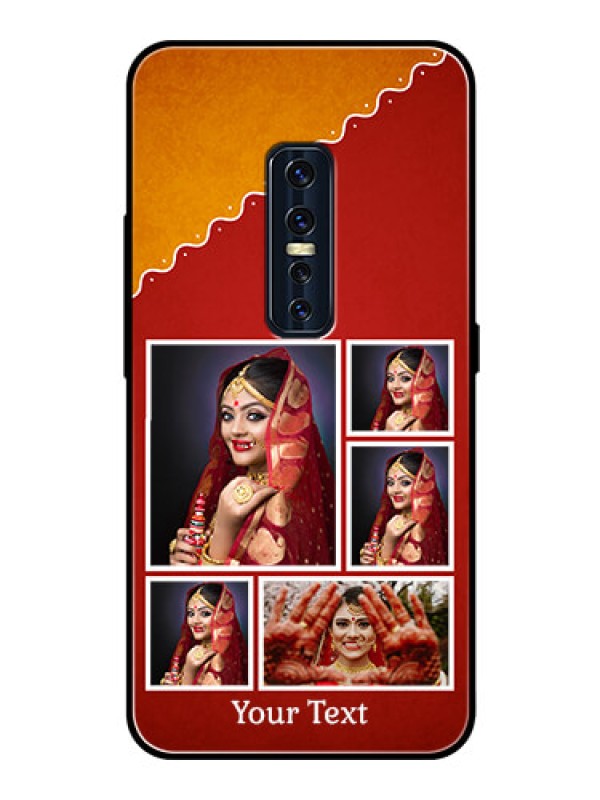 Custom Vivo V17 Pro Personalized Glass Phone Case  - Wedding Pic Upload Design