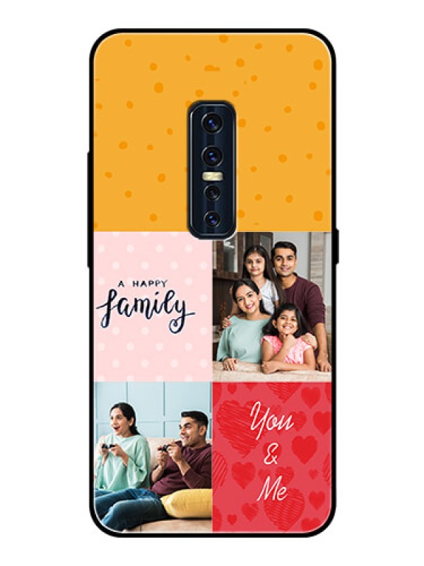 Custom Vivo V17 Pro Personalized Glass Phone Case  - Images with Quotes Design