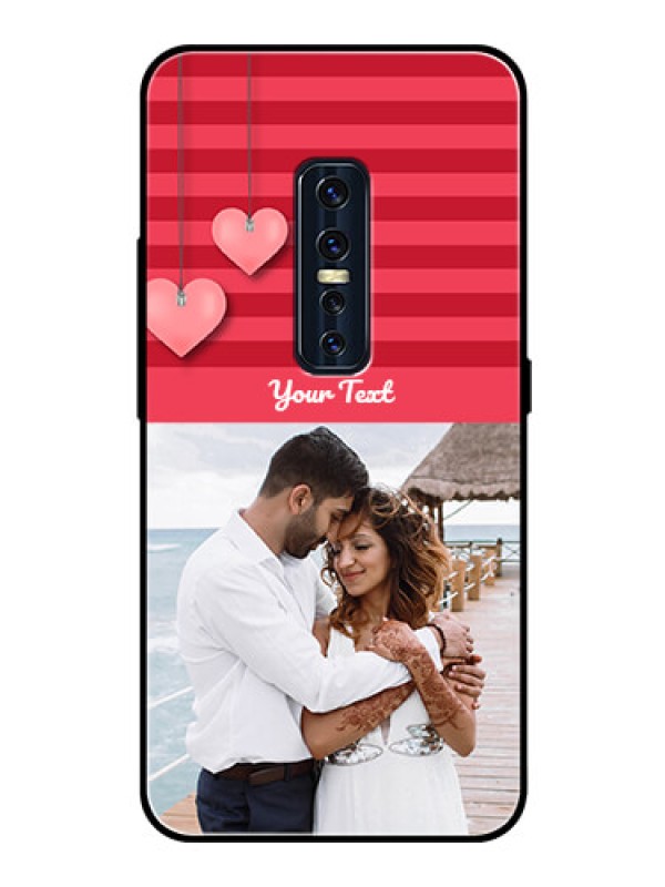 Custom Vivo V17 Pro Custom Glass Phone Case  - Valentines Day Design