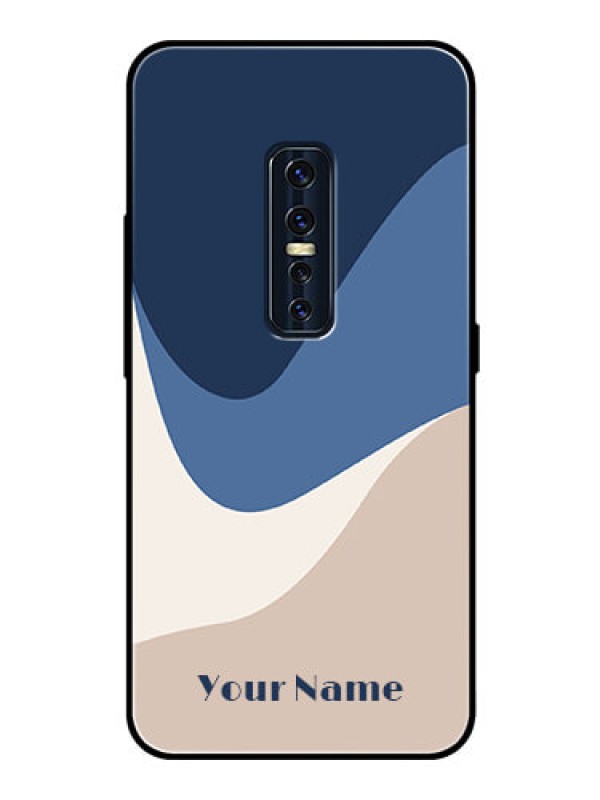 Custom Vivo V17 Pro Custom Glass Phone Case - Abstract Drip Art Design