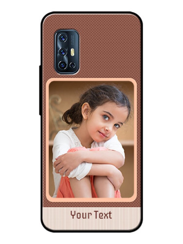Custom Vivo V17 Custom Glass Phone Case  - Simple Pic Upload Design