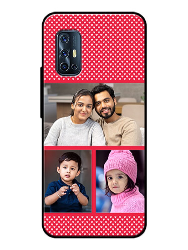 Custom Vivo V17 Personalized Glass Phone Case  - Bulk Pic Upload Design