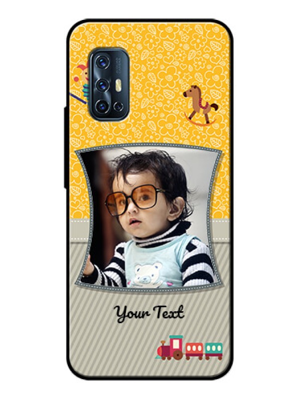 Custom Vivo V17 Personalized Glass Phone Case  - Baby Picture Upload Design