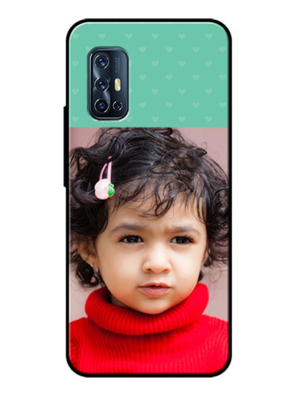 Custom Vivo V17 Custom Glass Phone Case  - Lovers Picture Design