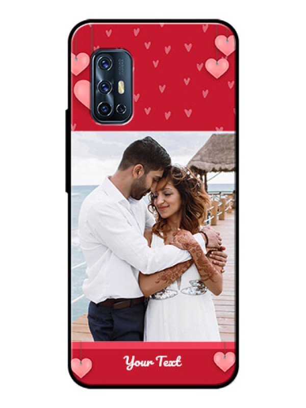 Custom Vivo V17 Custom Glass Phone Case  - Valentines Day Design