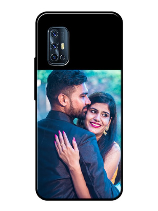 Custom Vivo V17 Custom Glass Phone Case - Upload Full Picture With Custom Color Design