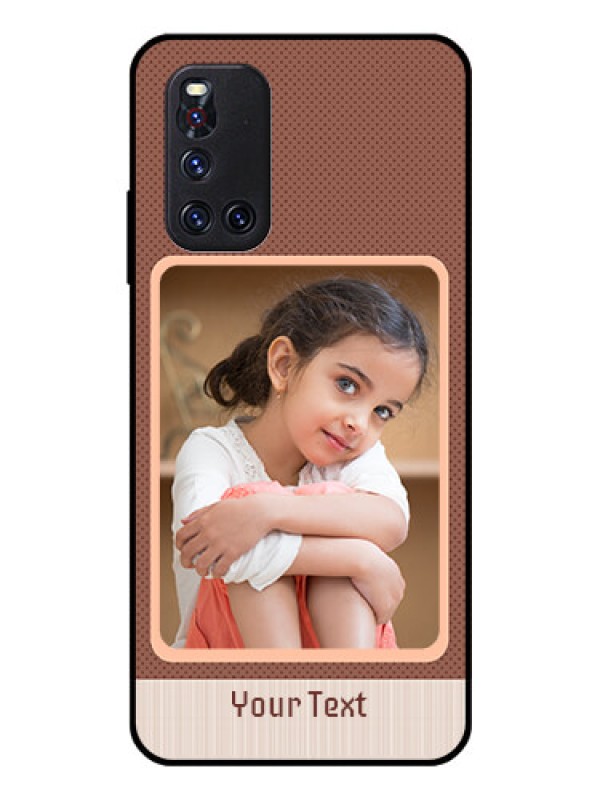 Custom Vivo V19 Custom Glass Phone Case  - Simple Pic Upload Design
