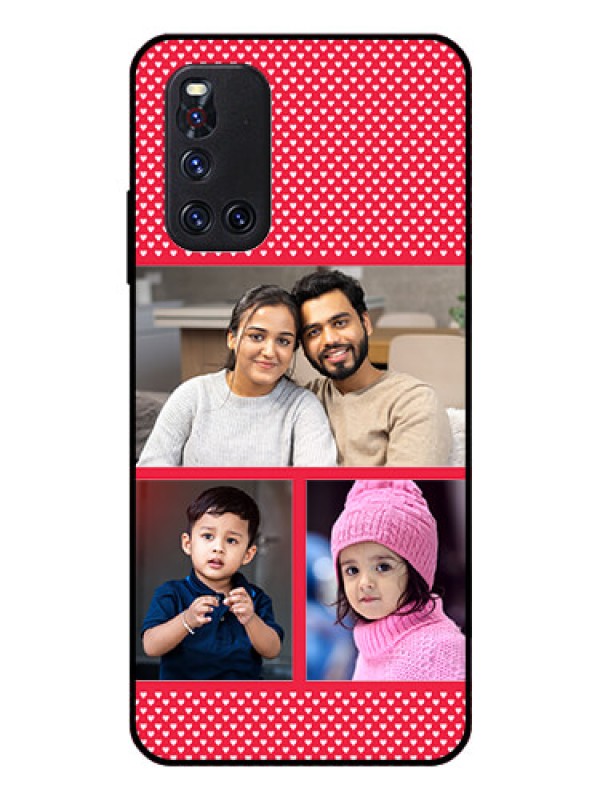 Custom Vivo V19 Personalized Glass Phone Case  - Bulk Pic Upload Design