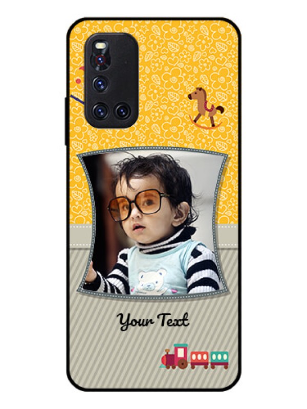 Custom Vivo V19 Personalized Glass Phone Case  - Baby Picture Upload Design