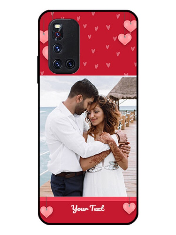 Custom Vivo V19 Custom Glass Phone Case  - Valentines Day Design