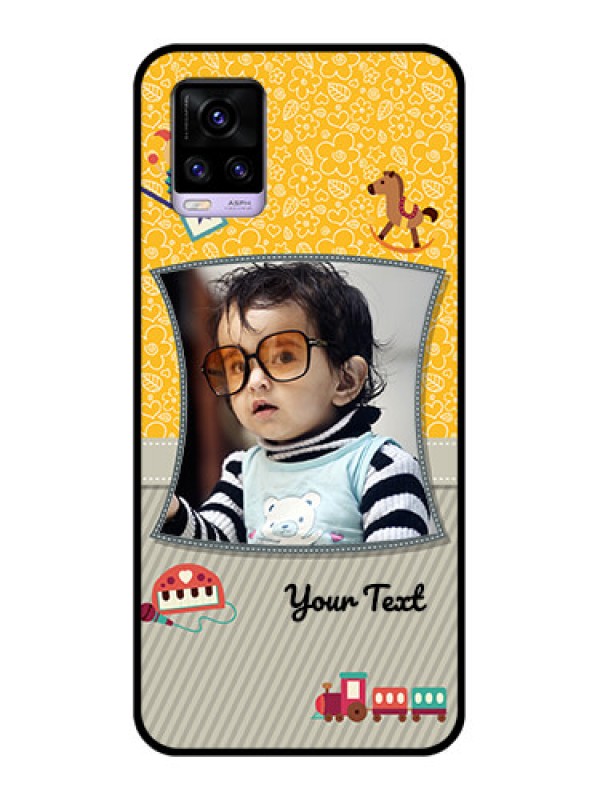 Custom Vivo V20 2021 Personalized Glass Phone Case - Baby Picture Upload Design