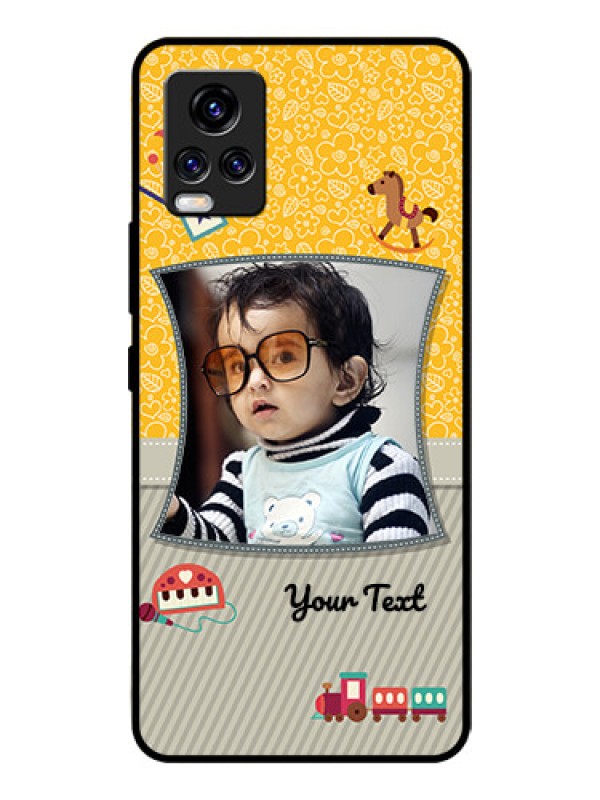 Custom Vivo V20 Pro Personalized Glass Phone Case  - Baby Picture Upload Design