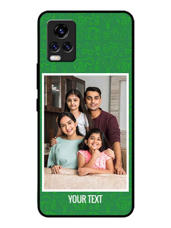 Custom Vivo V20 Pro Personalized Glass Phone Case  - Picture Upload Design