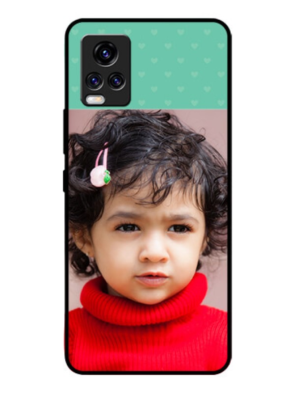 Custom Vivo V20 Pro Custom Glass Phone Case  - Lovers Picture Design