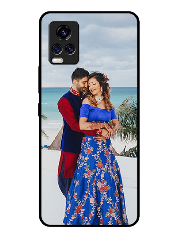Custom Vivo V20 Pro Photo Printing on Glass Case  - Upload Full Picture Design