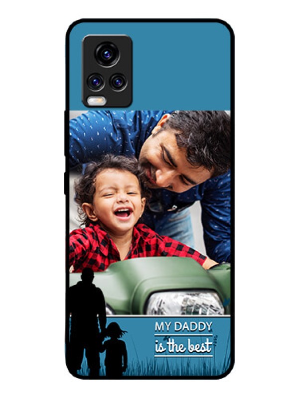 Custom Vivo V20 Pro Custom Glass Mobile Case  - Best dad design 
