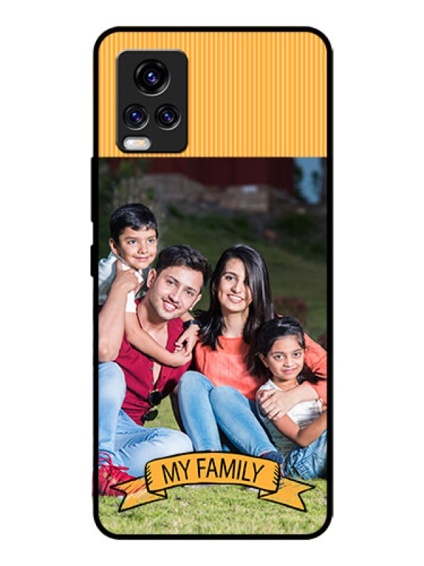 Custom Vivo V20 Pro Custom Glass Phone Case  - My Family Design