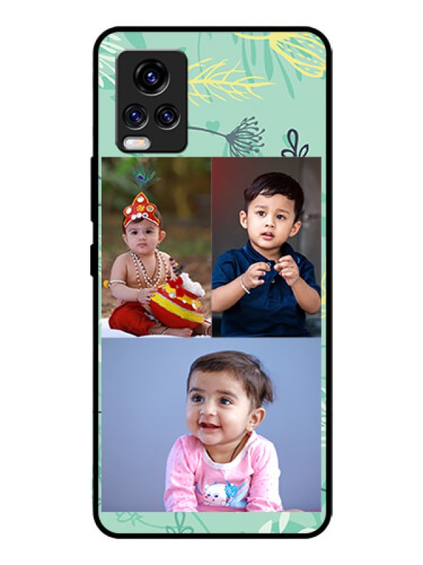 Custom Vivo V20 Pro Photo Printing on Glass Case  - Forever Family Design 