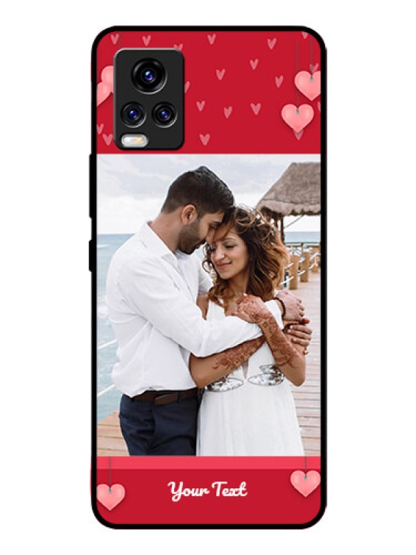 Custom Vivo V20 Pro Custom Glass Phone Case  - Valentines Day Design