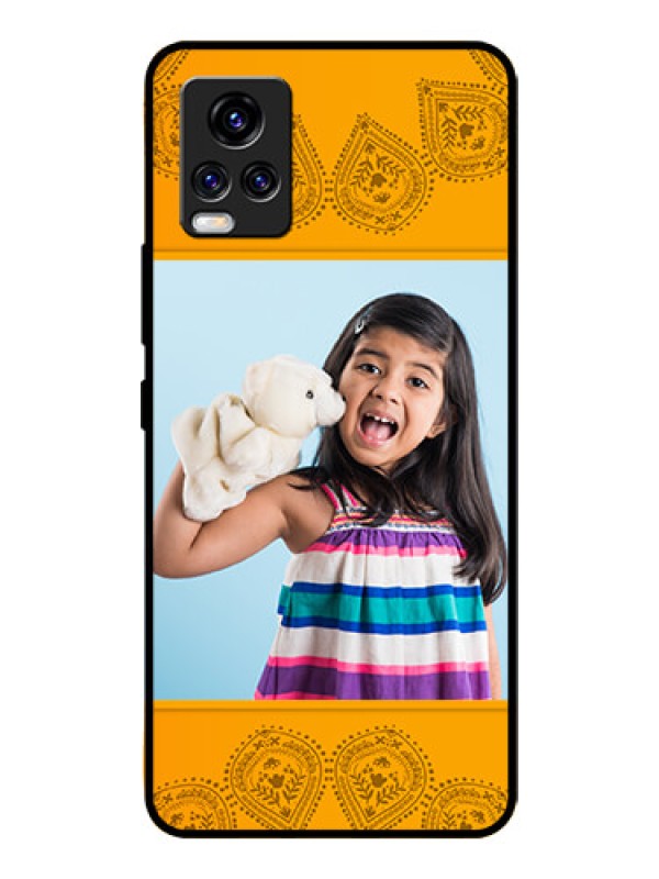 Custom Vivo V20 Pro Personalized Glass Phone Case  - Photo Wedding Design 