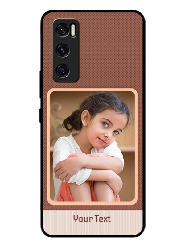 Custom Vivo V20 Se Custom Glass Phone Case  - Simple Pic Upload Design
