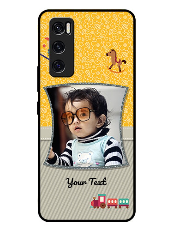 Custom Vivo V20 Se Personalized Glass Phone Case  - Baby Picture Upload Design